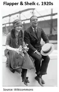 Flapper & Sheik circa 1920